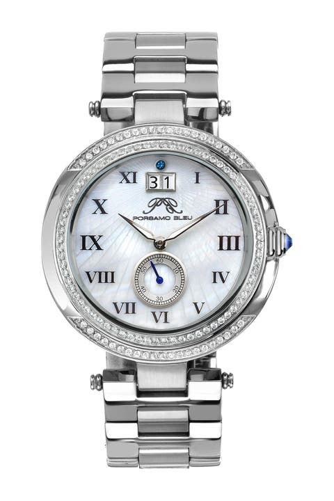 Reloj pulsera mujer South Sea Swarovski Crystal, 40mm