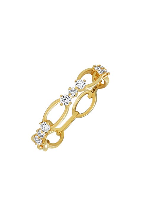 Varda Anillo Apilable de Diamantes de Oro Amarillo de 18 K - 0,29 ct. (Exclusivo Nordstrom)