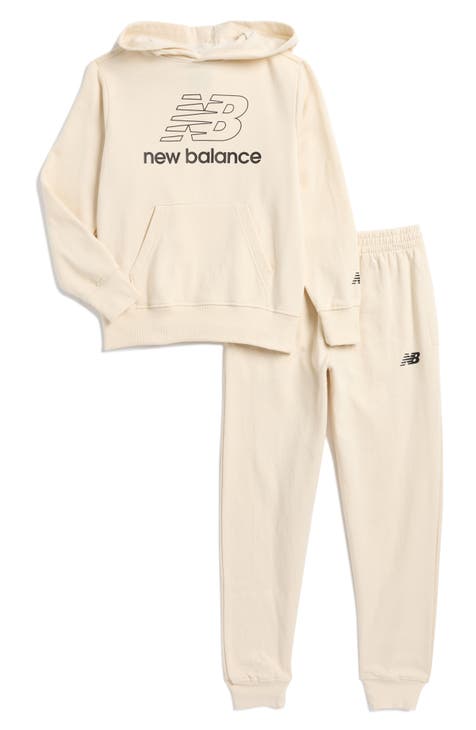Conjunto de sudadera con capucha y joggers de vellón para niños (niño grande)