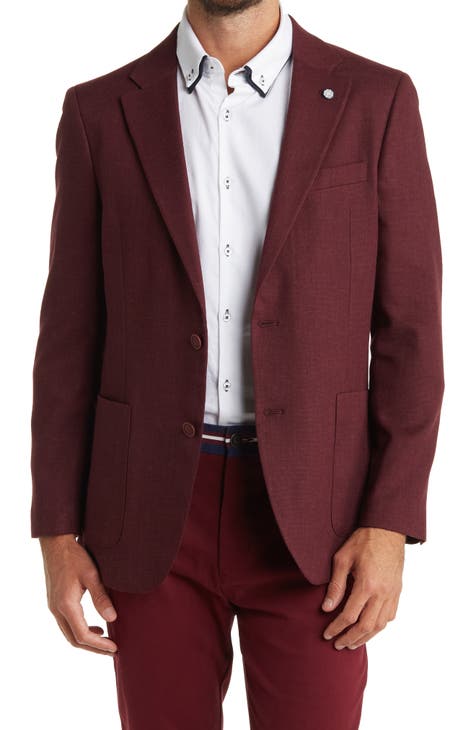 Abrigo deportivo liso de dos botones