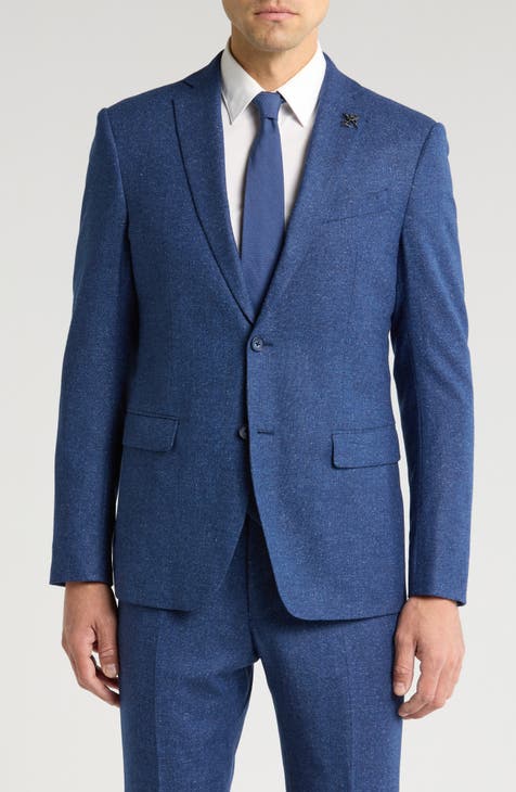 Abrigo deportivo en mezcla de micro lana virgen (regular y grande)