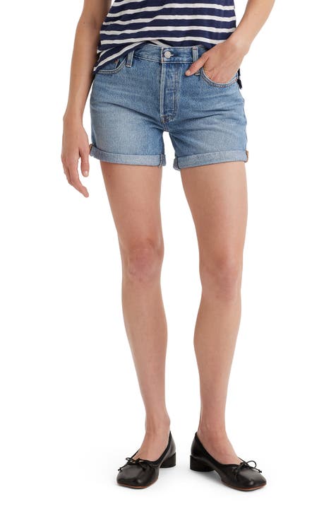 Shorts de mezclilla enrollados de cintura alta 501® (Debe ser mío)