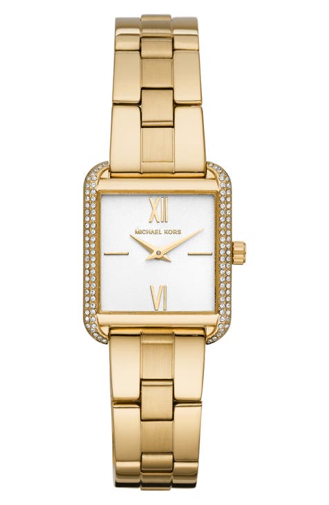 Reloj con pulsera de cristal Lake, 24 mm