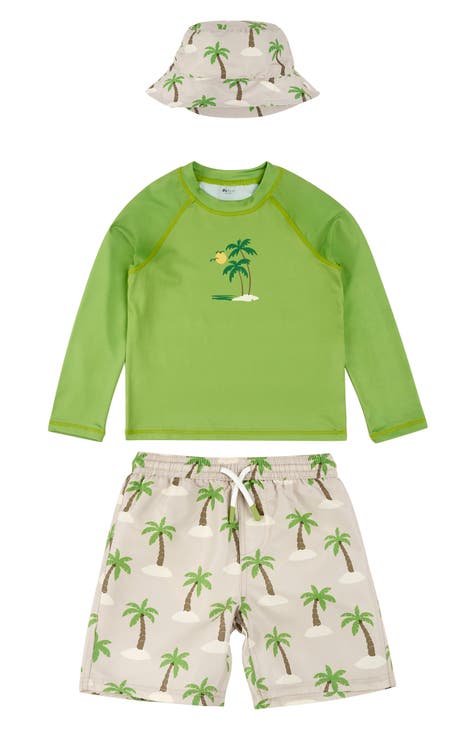 Juego de natación Rashguard de 3 piezas (bebé)