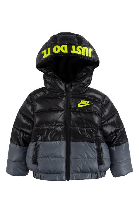 Chaqueta acolchada Colorblock (bebé)