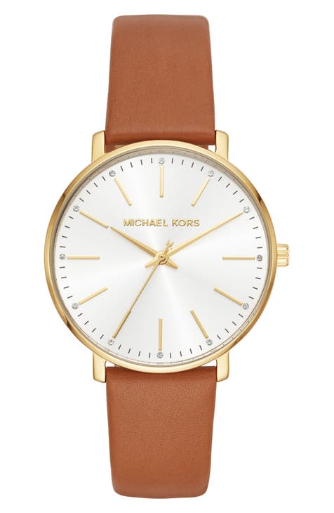 Reloj Pyper con correa de piel, 38 mm