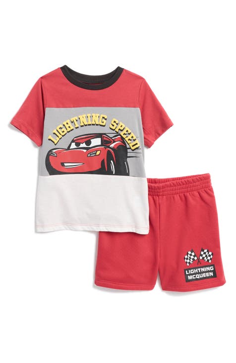 Conjunto de camiseta y pantalones cortos Kids' Cars (niño pequeño)