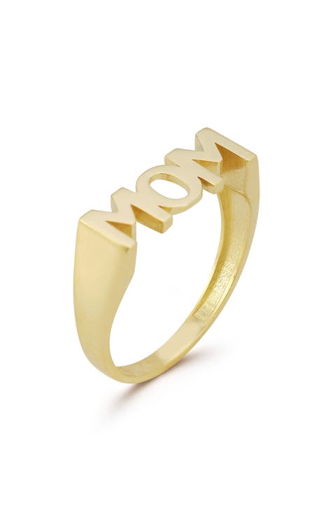 Anillo Mamá Oro 14K