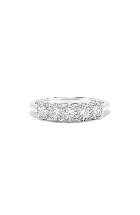Anillo de Diamantes Halo - 0,52ct.