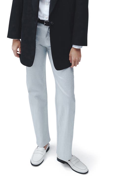 Vaqueros Harlow de pierna recta (CTDPlata)