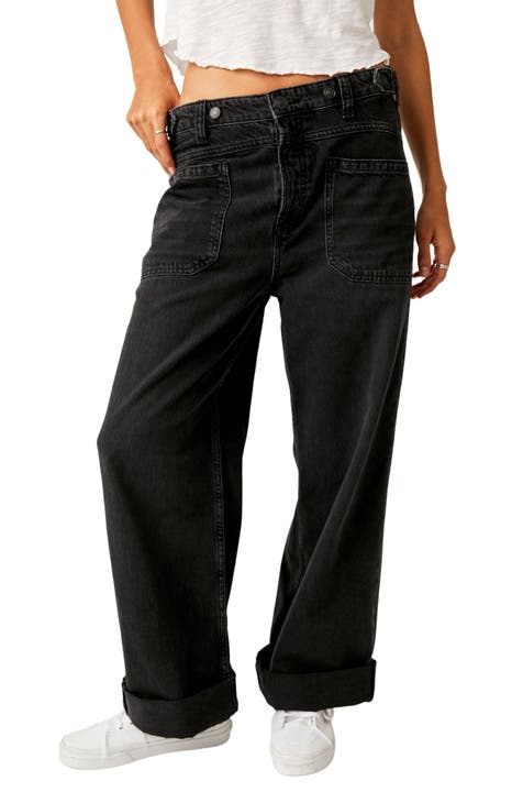 We the Free Palmer - Vaqueros holgados con puños (espacio exterior)