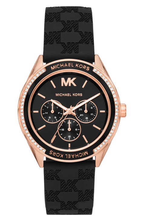 Jessa Reloj multifunción con correa de silicona, 40mm