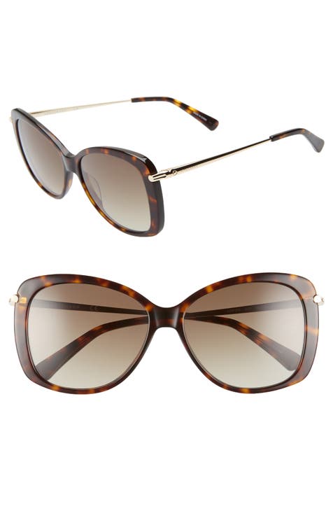 Gafas de sol de mariposa con lentes degradadas de 56 mm