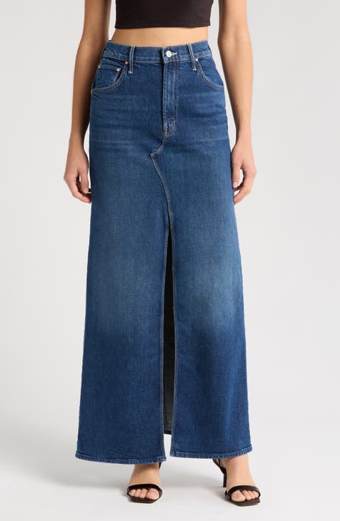 Falda vaquera larga Bombshell