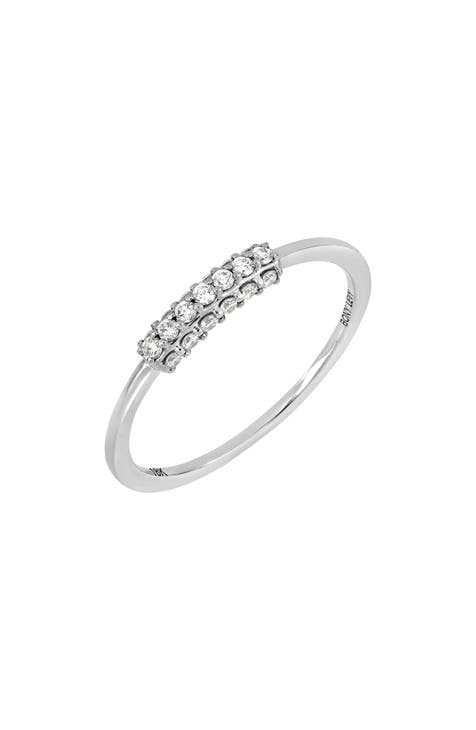 Anillo de diamantes de oro blanco de 18 quilates - 0,19 ct. (Exclusivo Nordstrom)
