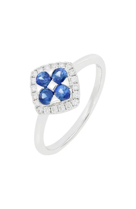 Anillo de diamantes y zafiros (Exclusivo Nordstrom)