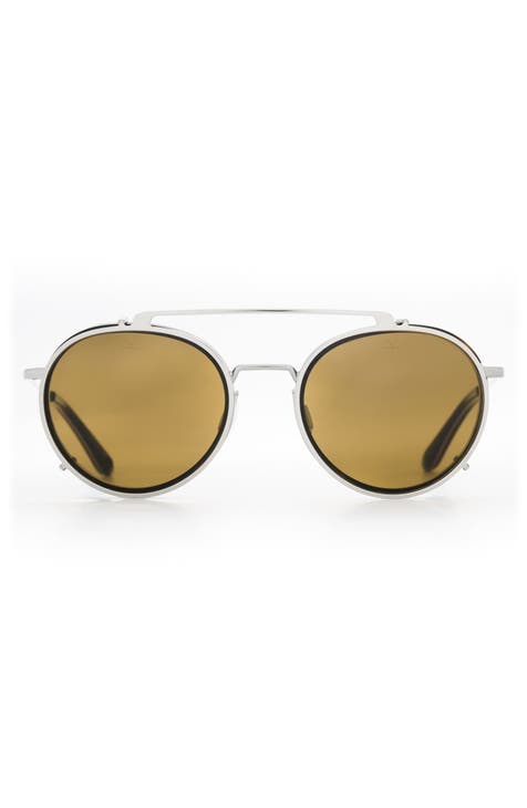 Gafas de sol redondas Optique Clip-On Lens 49mm