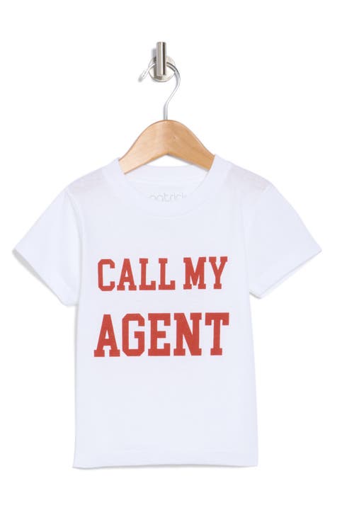 Camiseta con estampado gráfico Call My Agent para niños (niño pequeño)