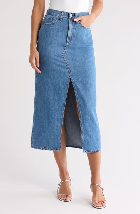 Falda midi vaquera Clarie