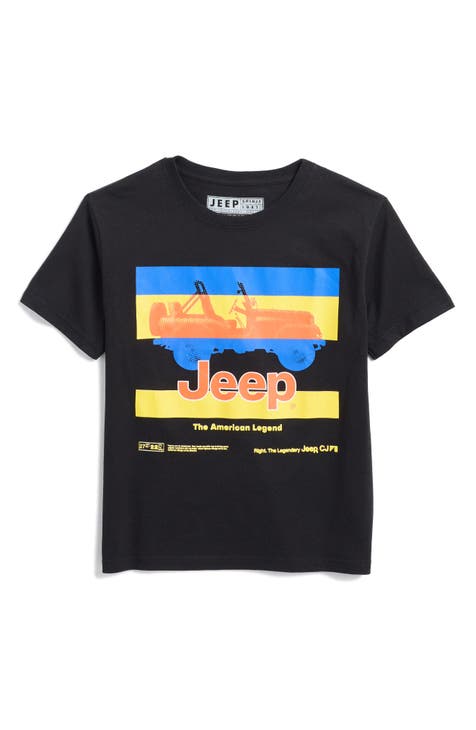 Camiseta Jeep Legendary Cotton Crew para niños pequeños (niños pequeños y niños pequeños)