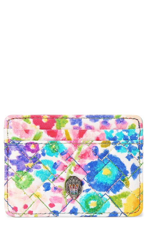 Tarjetero de Piel Kensington Floral Couture