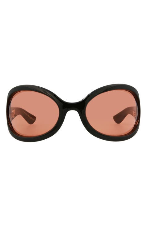 Novedad Gafas de sol con escudo oversize de 77 mm