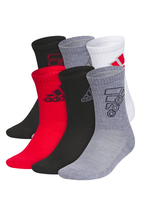 Pack de 6 calcetines acolchados AEROREADY Athletic 2.0 para niños (niño grande)