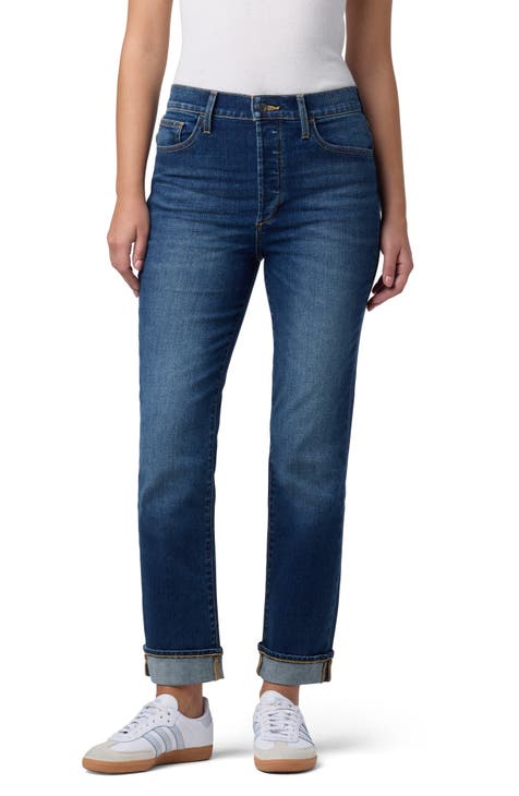 Vaqueros OG con pernera recta y puños en el tobillo