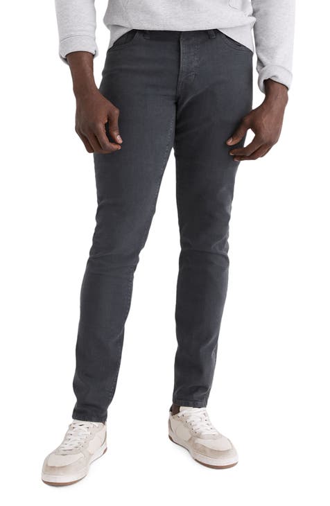 Jeans ajustados Athletic teñidos en prenda para hombre