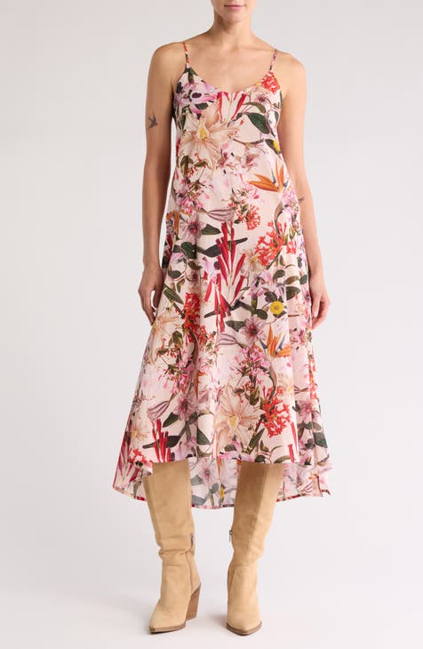 Vestido lencero con estampado floral Leondra de Essie