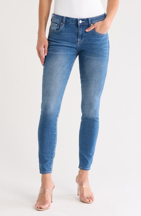 Vaqueros súper ajustados de talle medio Jennie