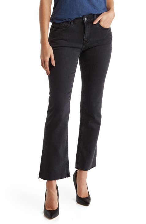 Vaqueros bootcut cortos con bajo sin rematar Marley