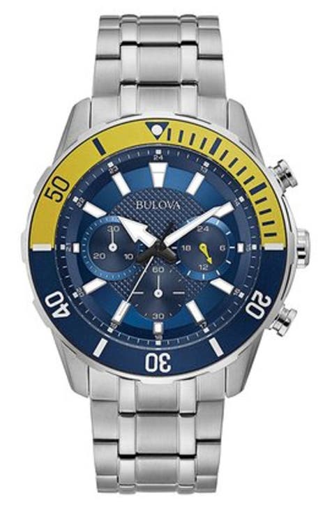 Reloj de pulsera Chornograph para hombre, 44 mm