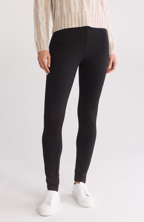 Jeggings con botones de talle alto