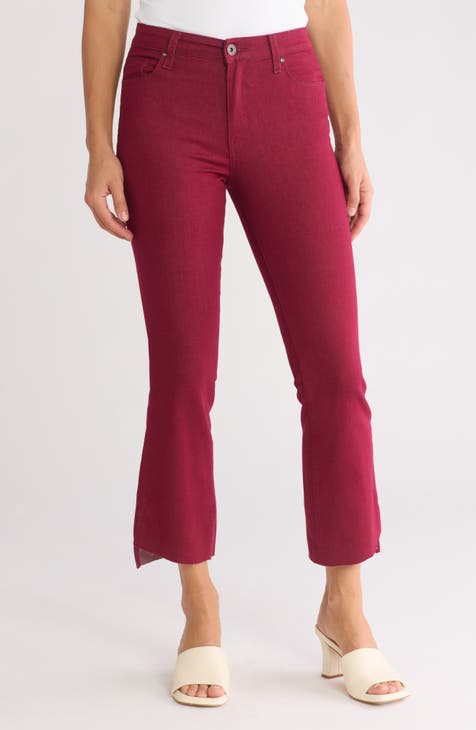 Vaqueros acampanados ajustados con dobladillo escalonado y cintura alta Savannah (Clay JM)