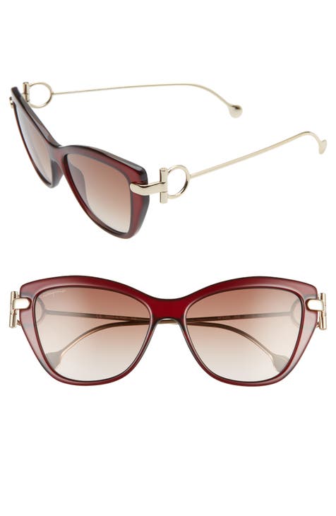 Salvatore Ferragamo Gafas de sol Cat Eye de 55 mm