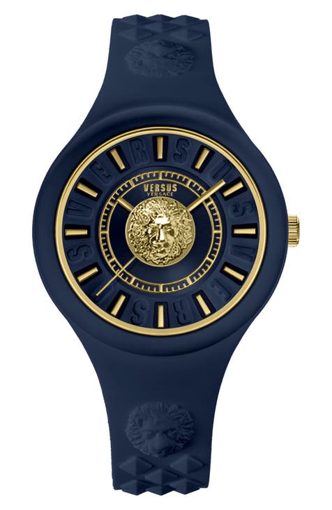Reloj Versace Fire Island con correa de silicona, 39 mm x 9,9 mm, Mujer