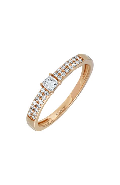 Anillo apilable de diamantes (Exclusivo Nordstrom)