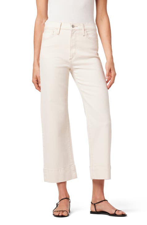 Vaqueros cortos de pierna ancha (crudo)