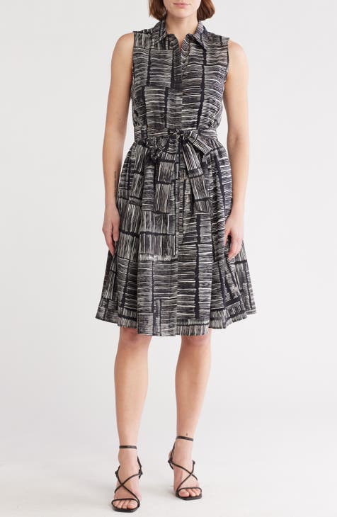 Vestido camisero sin mangas