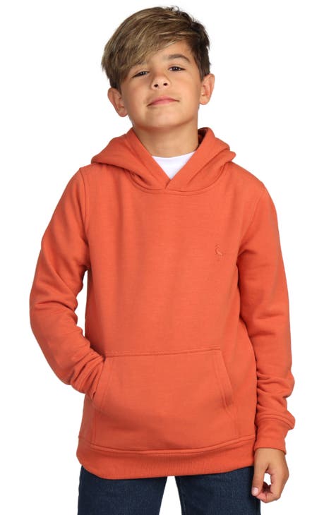 Sudadera con capucha de vellón de gamuza para niños (niño grande)