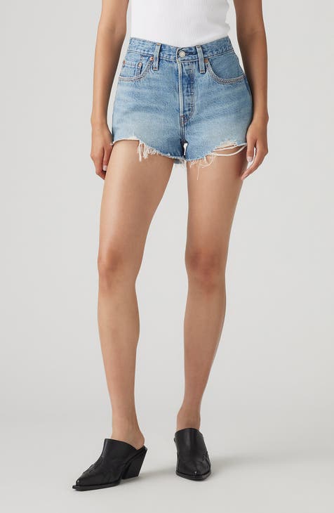 Shorts cortos de mezclilla con detalle de puntada original 501® (puntada de cambio)