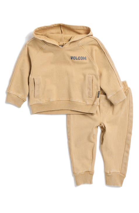 Conjunto de sudadera con capucha y joggers de felpa francesa (bebé)