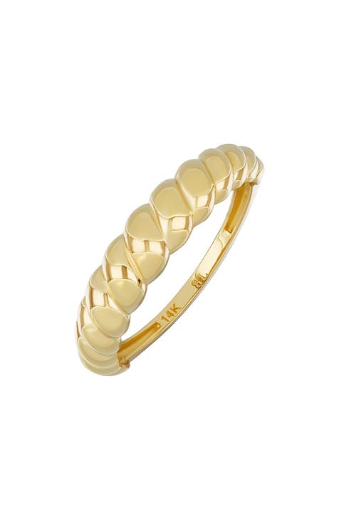 Anillo apilable de oro de 14 quilates (Exclusivo Nordstrom)