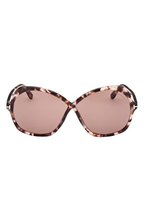 Gafas de sol Rosemin 64mm Gradient Oversize Butterfly