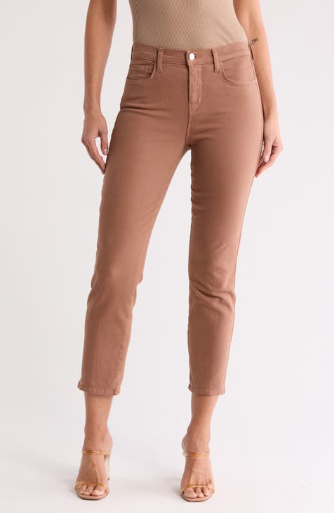 Vaqueros pitillo cortos de cintura alta Alexia