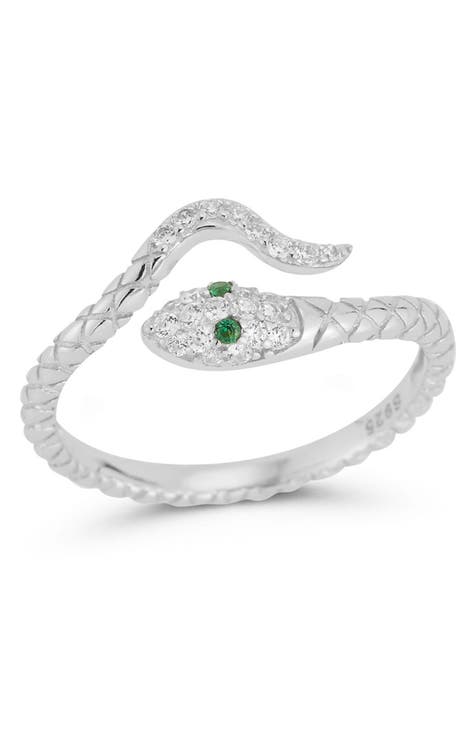 Anillo serpiente CZ