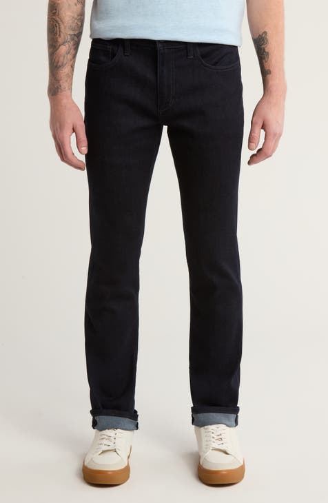 Jeans estrechos de pierna recta stretch (Enjuague índigo)