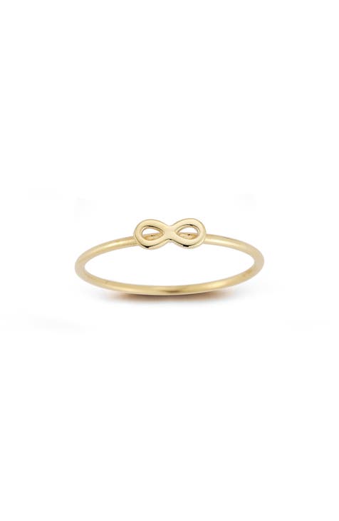 Anillo Infinito Oro 14K
