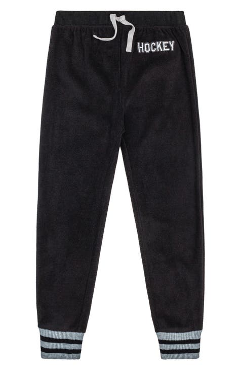 Pantalones de dormir de punto de hockey (niño pequeño y niño grande)